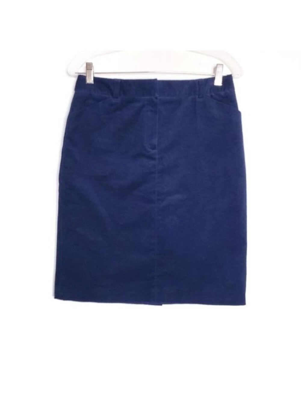 Brooks Brothers 346 Navy Blue Stretch Corduroy Skirt Women's Size 6